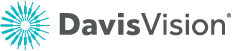 DavisVision logo with a teal, radiating starburst design next to the company name in dark gray text.